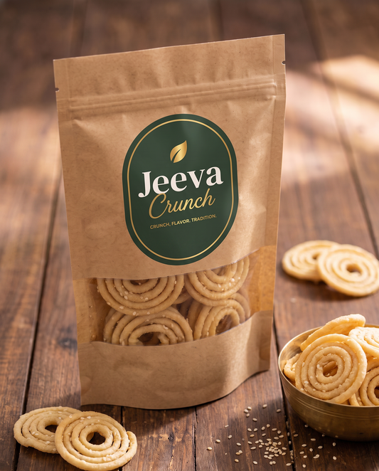 Jeeva Crunch Sakinalu kraft pouch