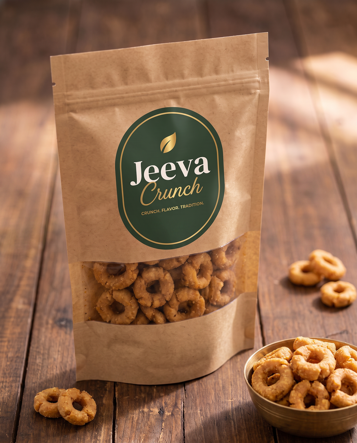 Jeeva Crunch Chekodilu kraft pouch